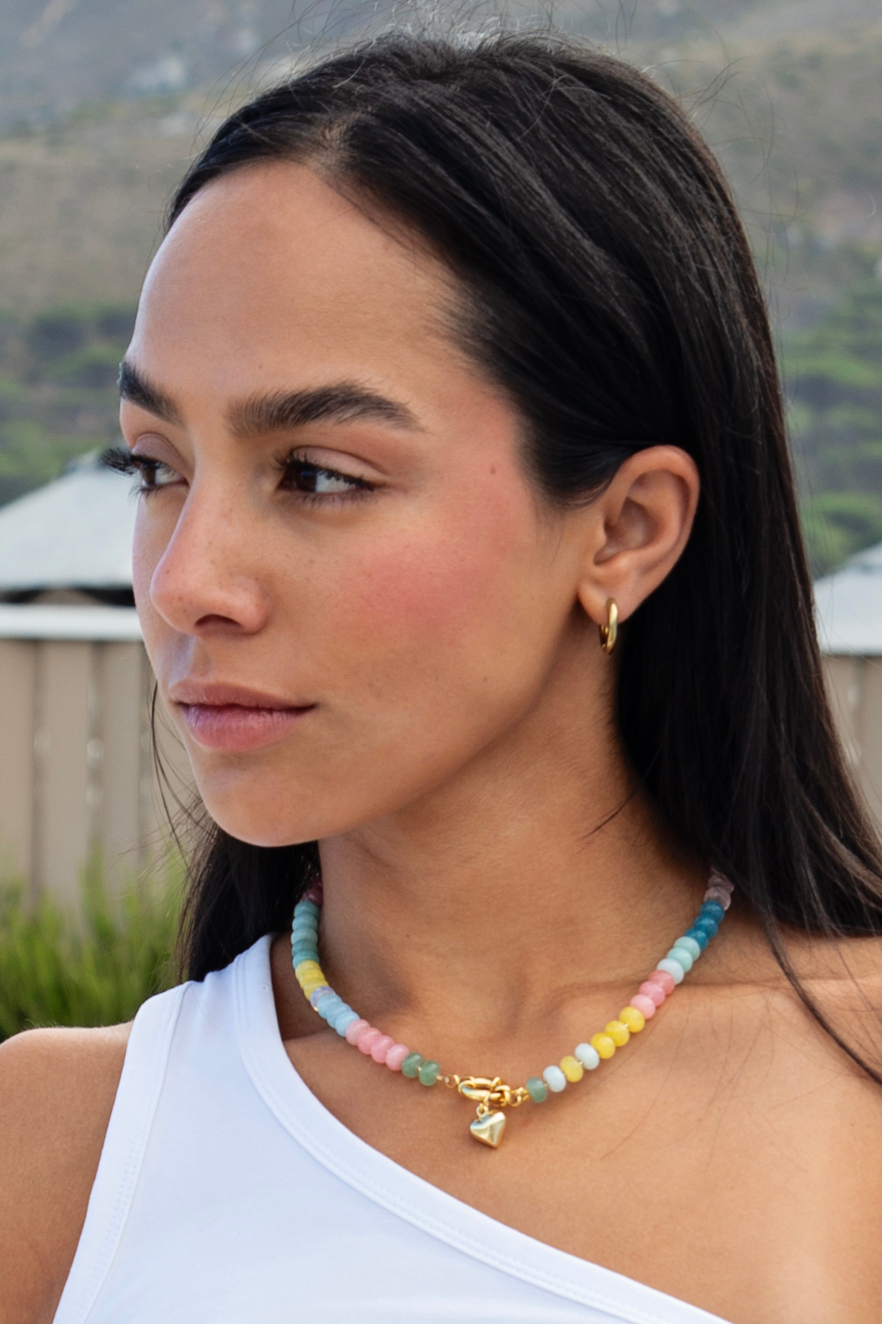 Heart Beaded Necklace