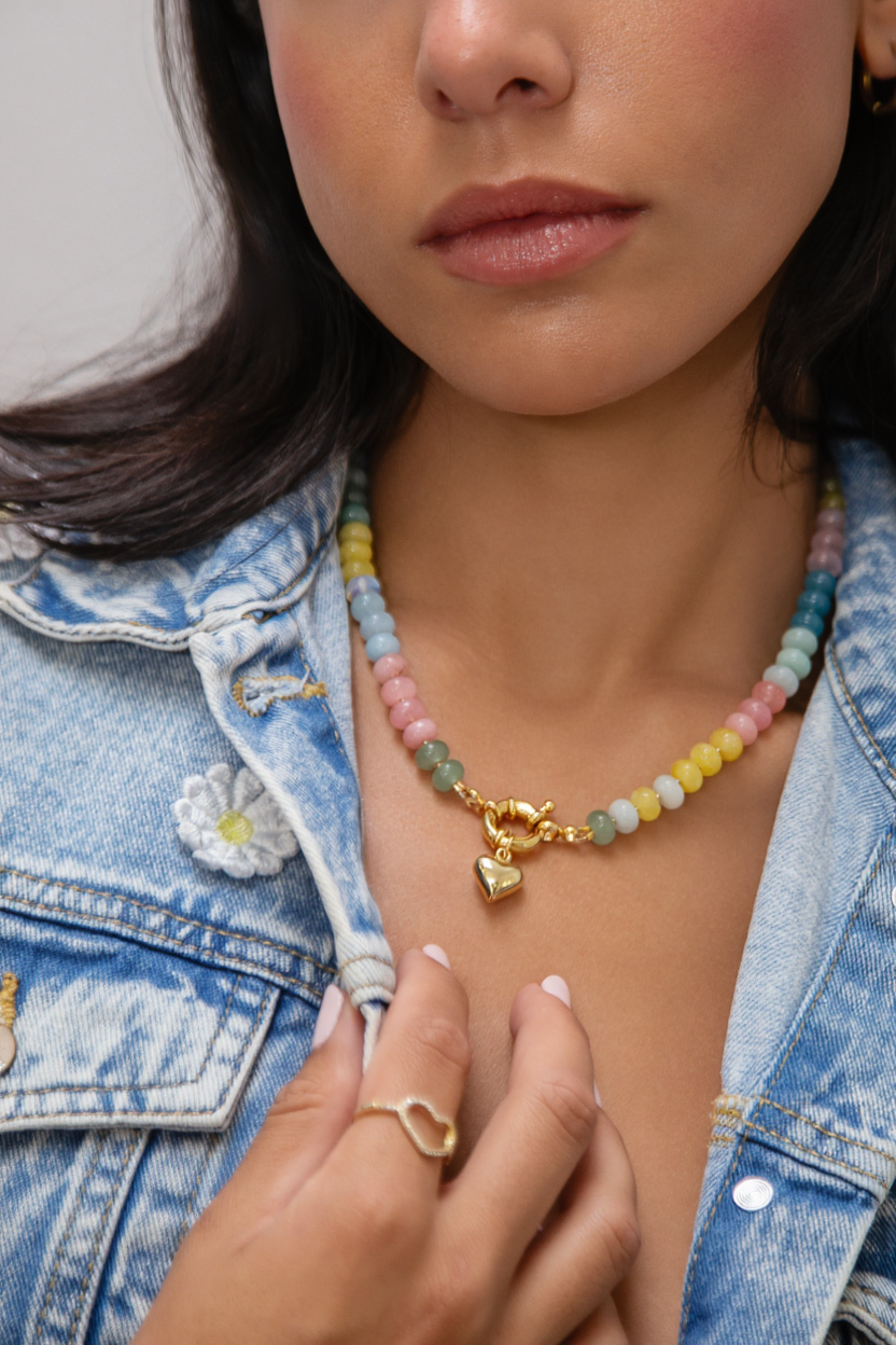 Heart Beaded Necklace