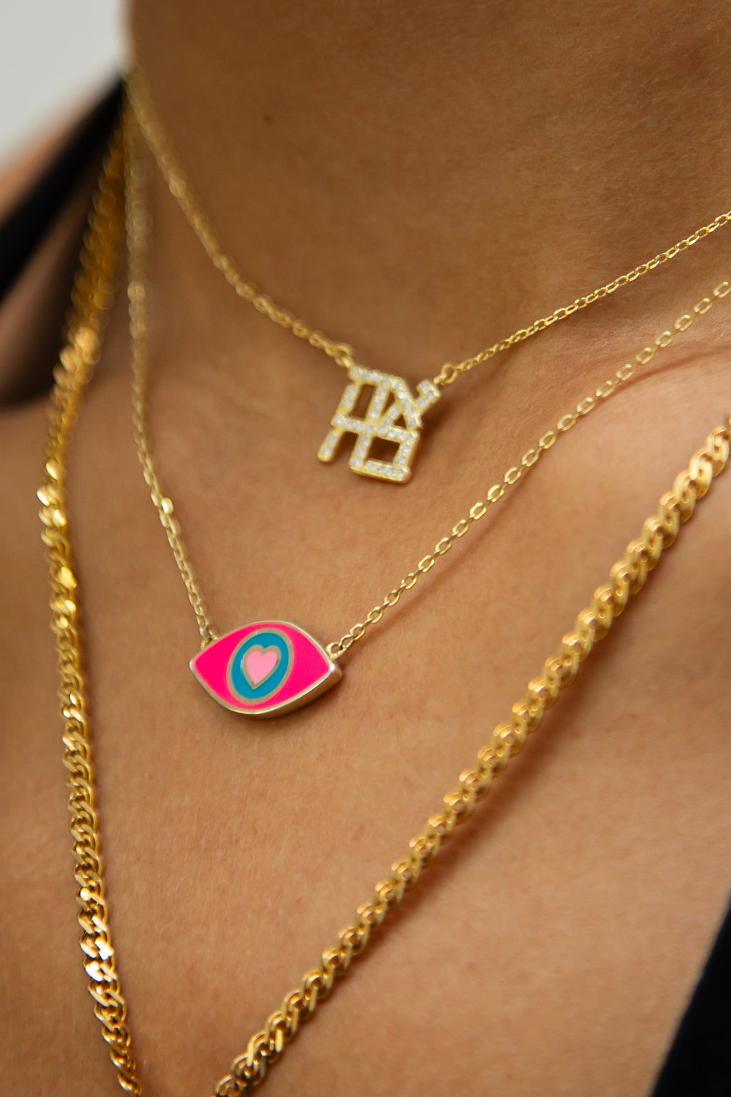 Sterling silver AHAVA Necklace