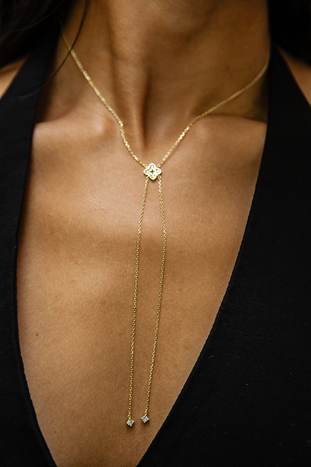 Sterling Lariat Necklace