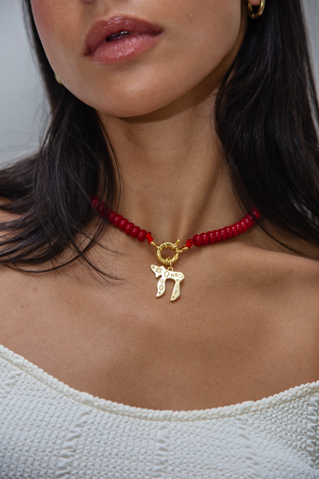 Rondelle Beaded Necklace