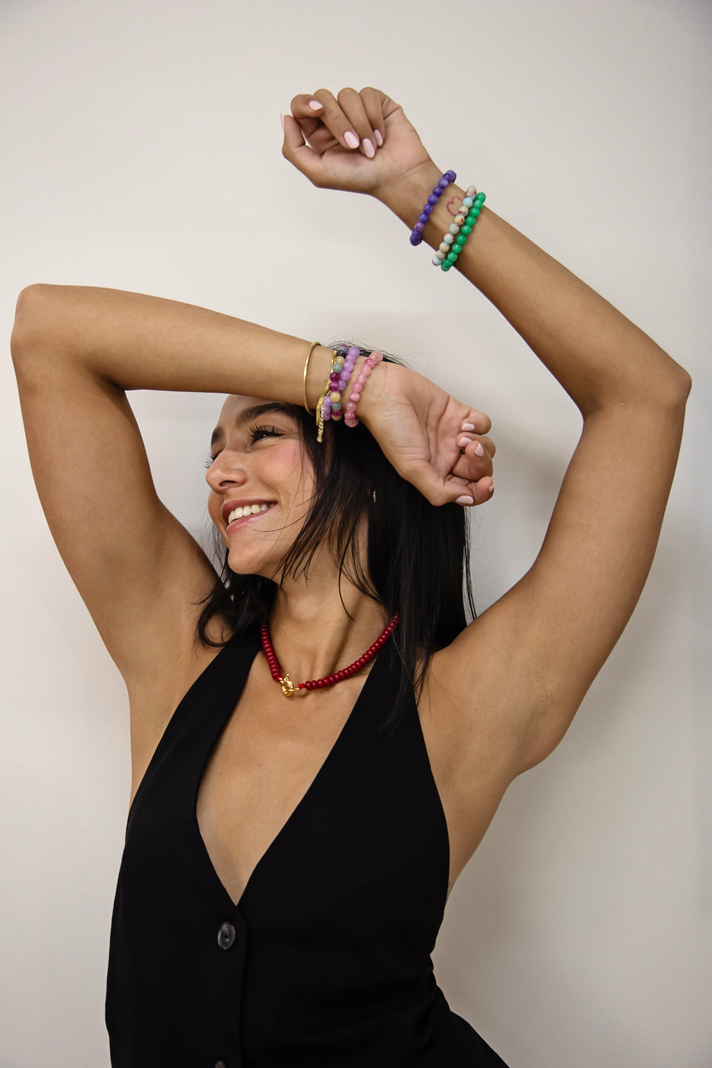 Rondelle Beaded Necklace