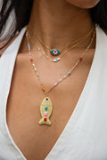 Fish and Eye Necklaces